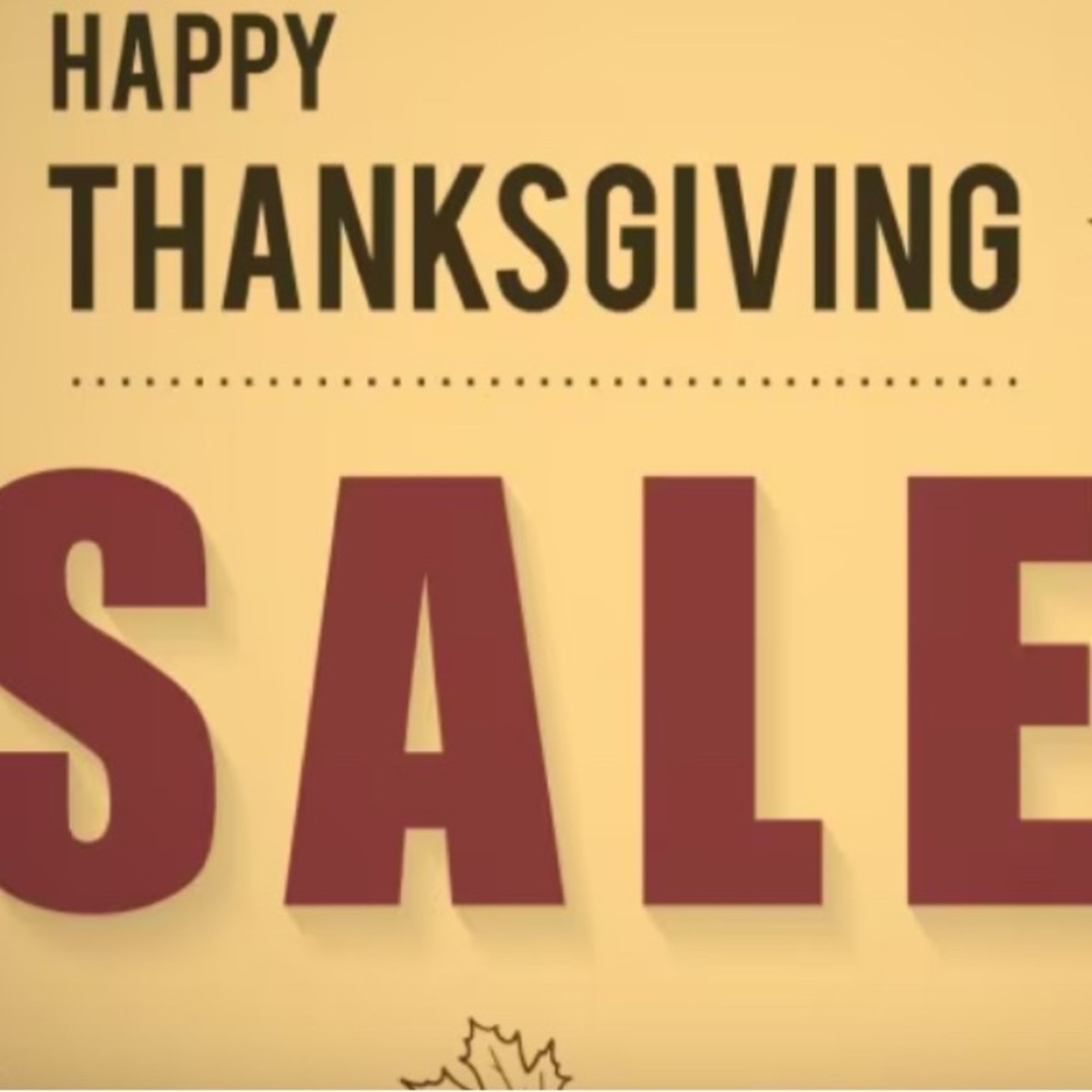 Thanksgiving Sale Poster